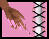 Nails long Glitter/pink