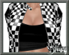 GR~ Checkered Jacket Top
