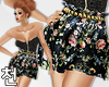 ! Dark Floral Skirt v2