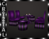 Purple Haze Chat chairs