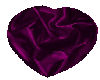 RS purp silk heart pillo
