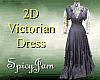 2D Victorian Dress fille