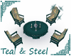 Teal & Steel Club Seatin