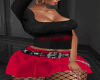 AV! Skirt&top B&Red
