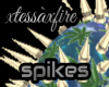 shoulder weed spikes