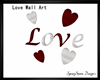 Love & Hearts Wall Art
