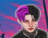 Purple and Black