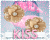 Kiss' Flower Stud