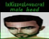 male head
