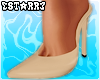 Pointy mules Tan