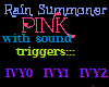 Pink Rain With Sound