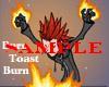 Axel kills toast
