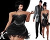 Black Cocktail Dress-F