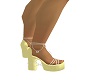 Yellow Jewled Heels