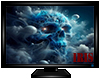Blue Skulls Canvas 5