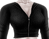 simple black sweater