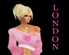 Londons~Pink Luv Sweater