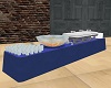 Blue Prom Serving Table