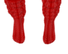 Red Fuzzy Socks