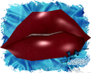 Deep Red Luscious Lips