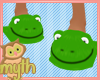 M> Frog Slippers