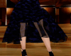 BLUE PATTERN SKIRT