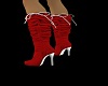 red christmas boots