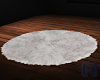 COZY White Fur Round Rug