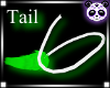 white and green tail