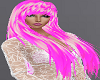 Long Bright Pink Hair