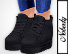 ! Just Black Sneakers