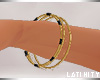 L* Gold Luna Bracelet