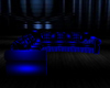 Blue pvc Sofa