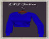 CF* Blue Knitted Sweater