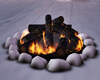 ! Animated Fireplace ~