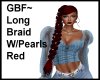 GBF~ Long Side Braid Red