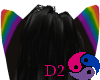 Rainbow cat ears [D2]