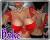 ♔"Boke LaceRed