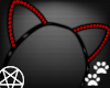 !TX - Red Kitty Ears