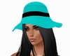 GORRO ELEGANTE TURQUESA