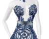 vestido azul madinha
