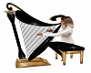 Black & Goldr Harp Poses