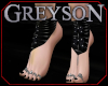 [GREY]Leather Socks