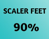 Scaler Feet  90% HS