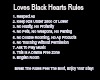 Loves Black Hearts Rules