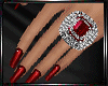 E* Ruby Valentine Ring