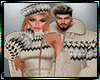 Winter Beige Coat Couple