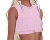 Petite Pink Crop Sweater