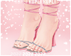 $K Pink Glitter Heels