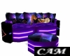 ANIMATED PURPLE COUCH